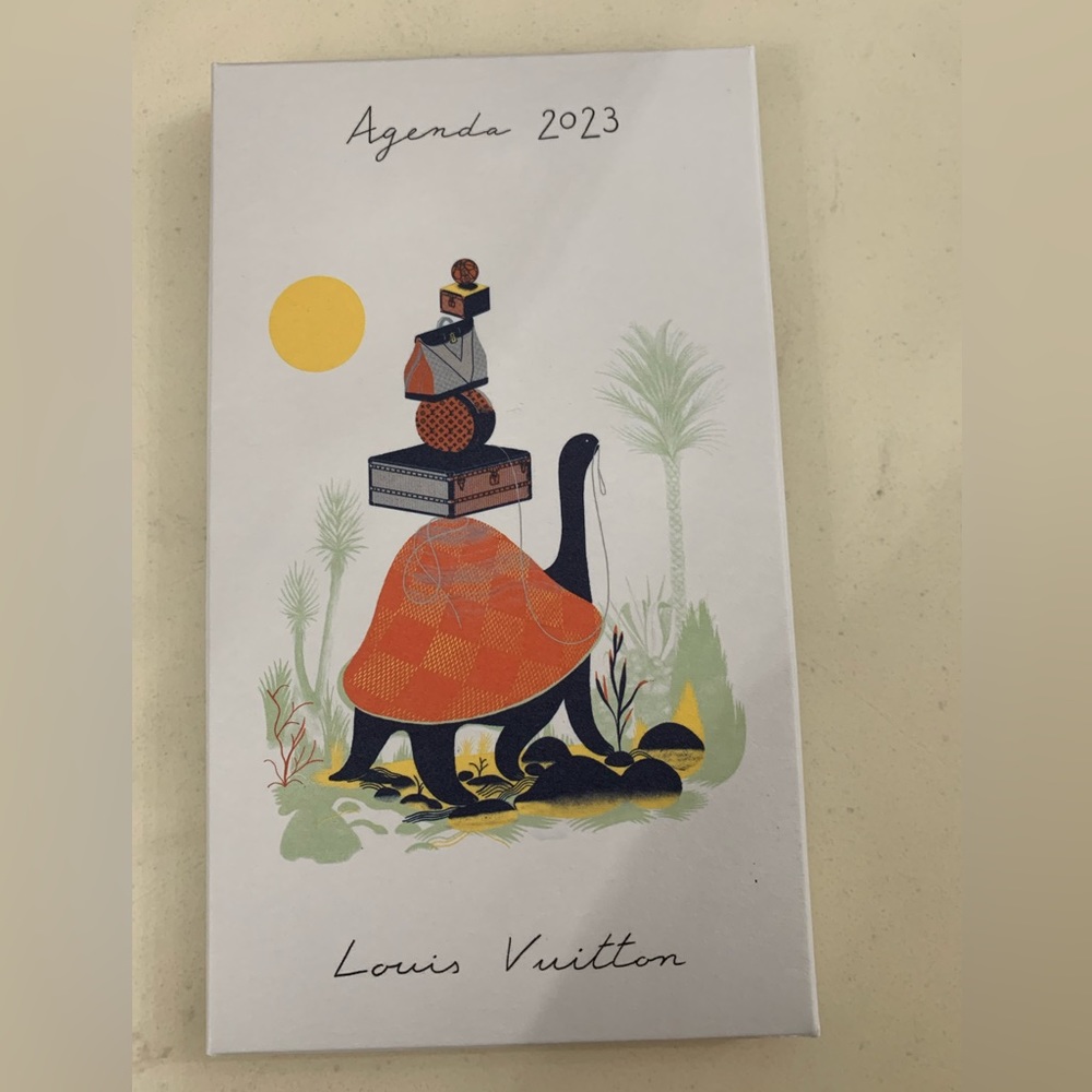 Louis Vuitton 2023 Medium functional weekly agenda refill